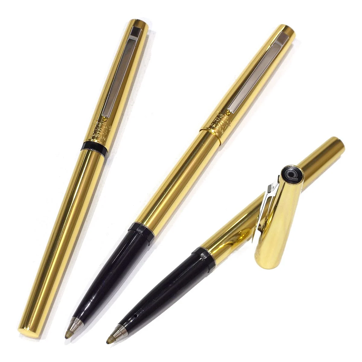Bút Ký Cao Cấp Pentel Mạ Vàng/Bạc RS3G/S- 0.8mm mực xanh