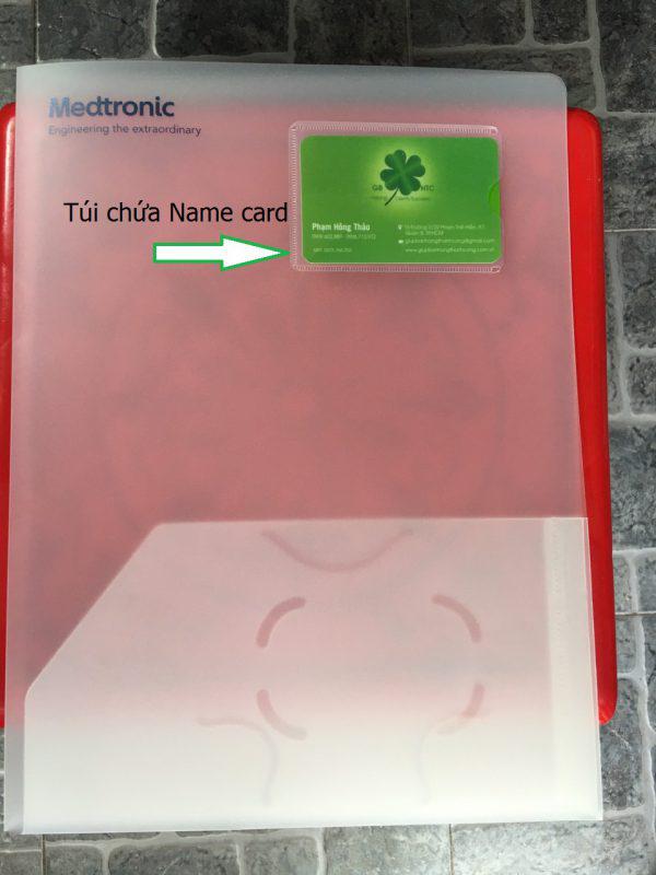 Túi Clear bag, file hở cạnh nhựa in logo tại xưởng