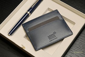 Set quà tặng bút ký- ví name card cao cấp Montblanc