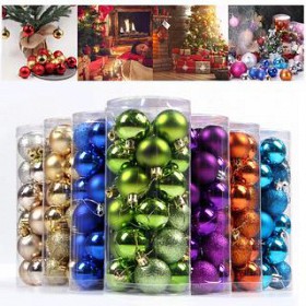 Quả châu bóng trang trí Noel 4cm