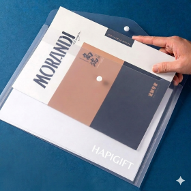 Túi Clear bag, file hở cạnh nhựa in logo tại xưởng