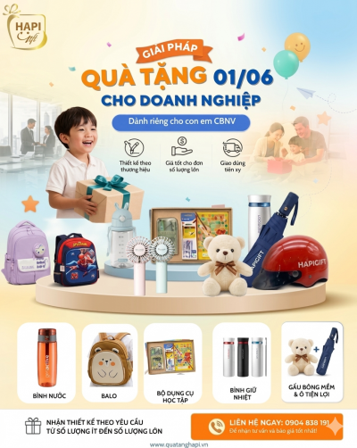 Quà tặng 01/06 cho doanh nghiệp: 7 gợi ý dễ triển khai