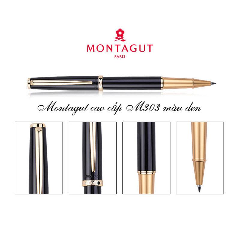 Bút bi ký tên Montagut cao cấp M303 màu đen